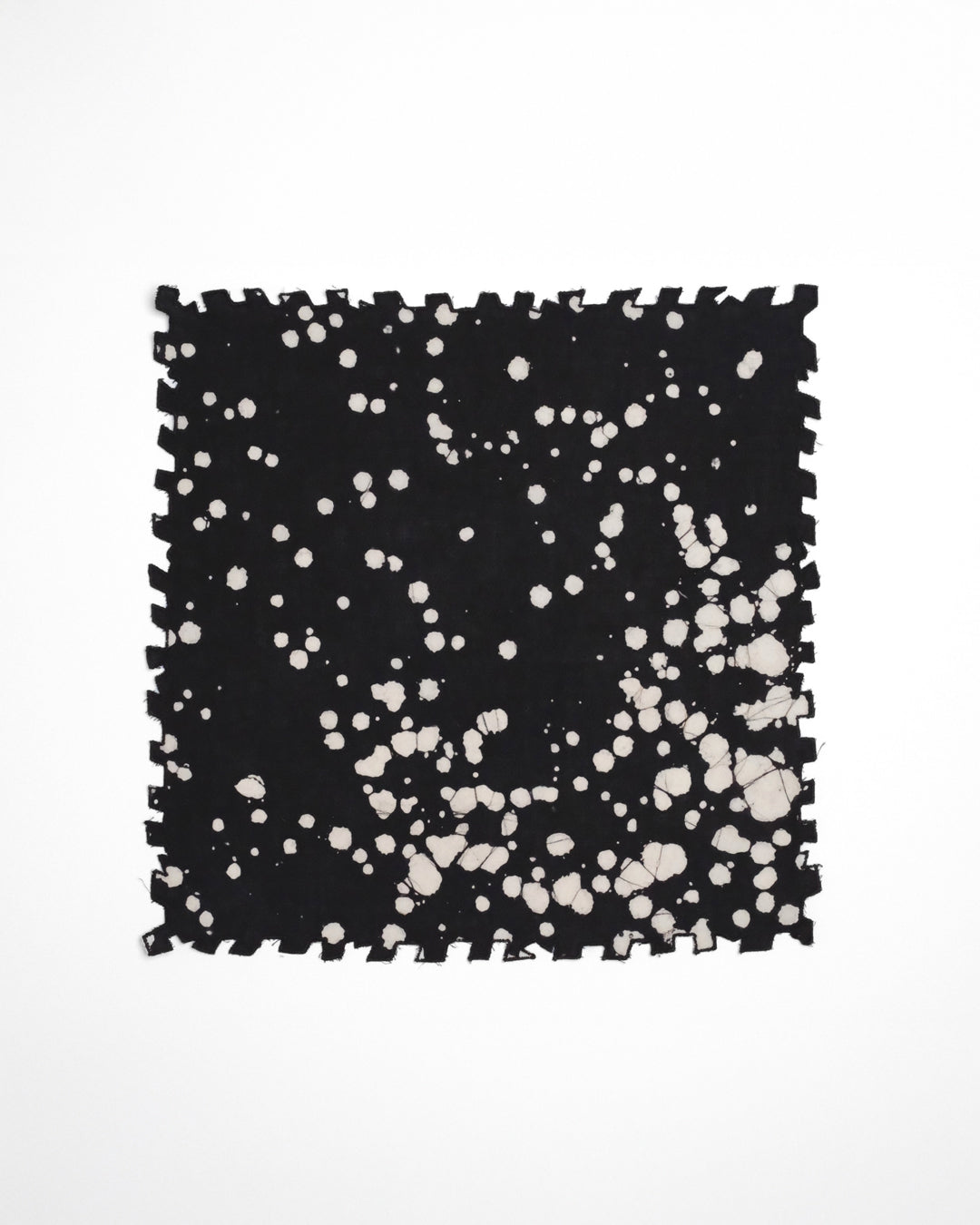 Set of 6 - Stipples Black Cocktail Napkins