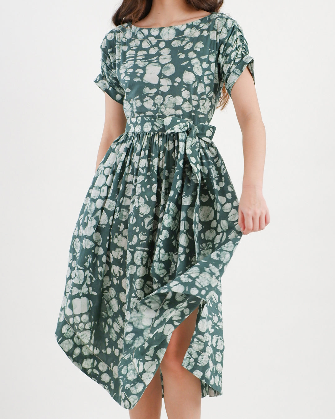 Forest Bloom Batik Dress