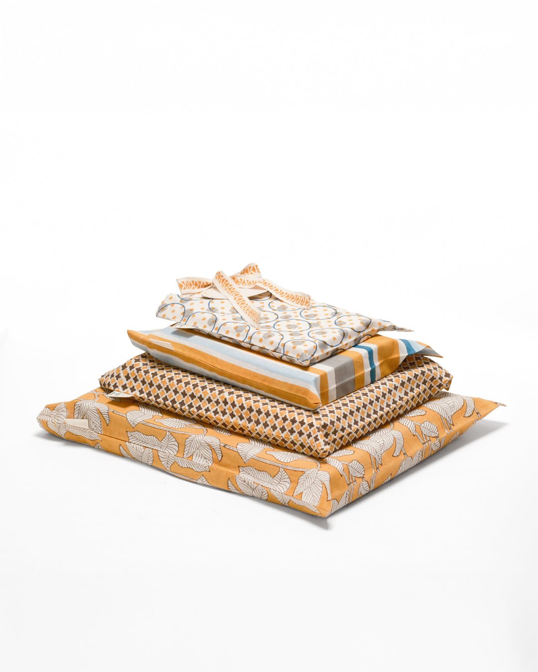 Set of 4 - Tohfa Yellow Gift Sleeves