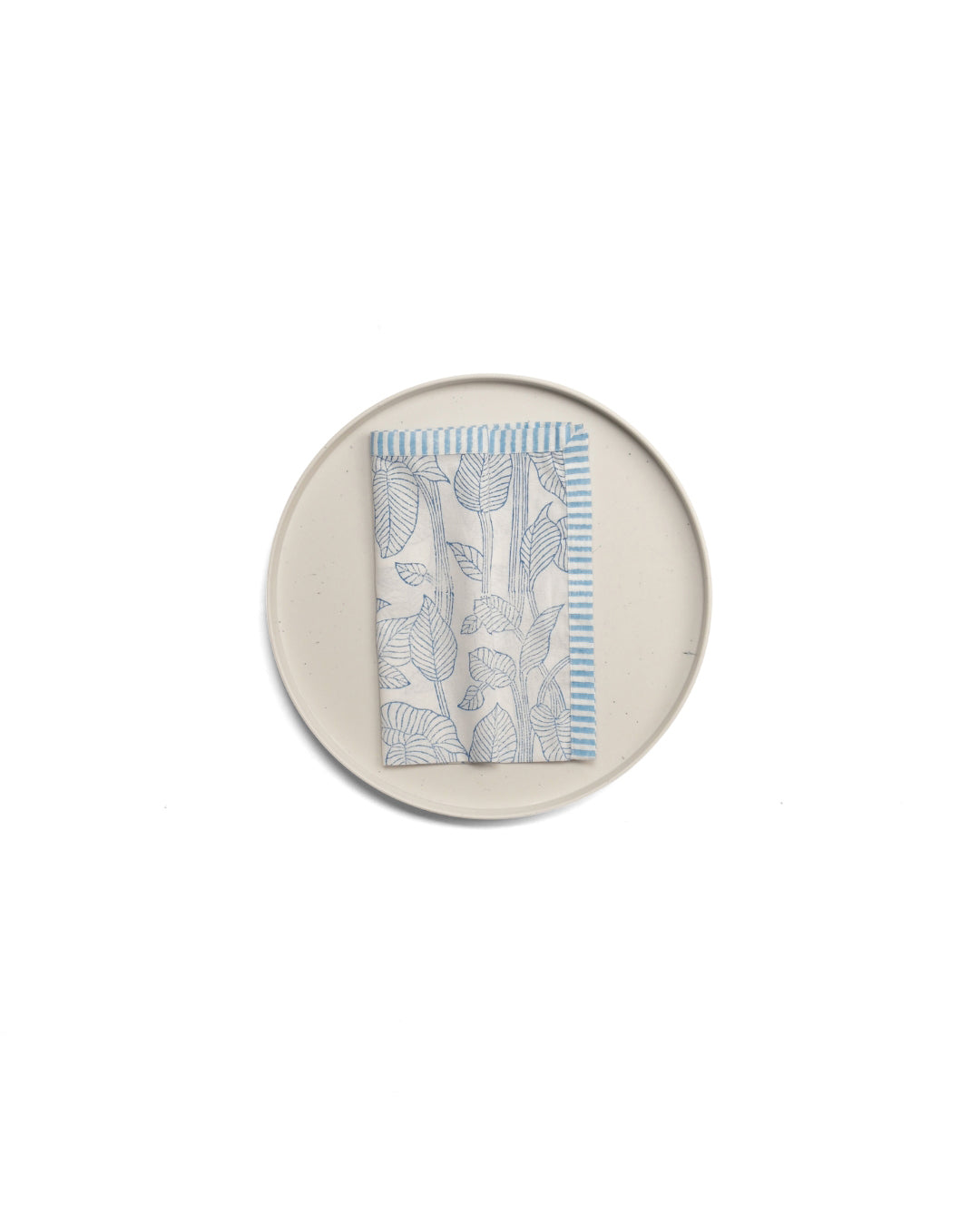 Set of 6 - Nature's Canvas Blue Table Napkins