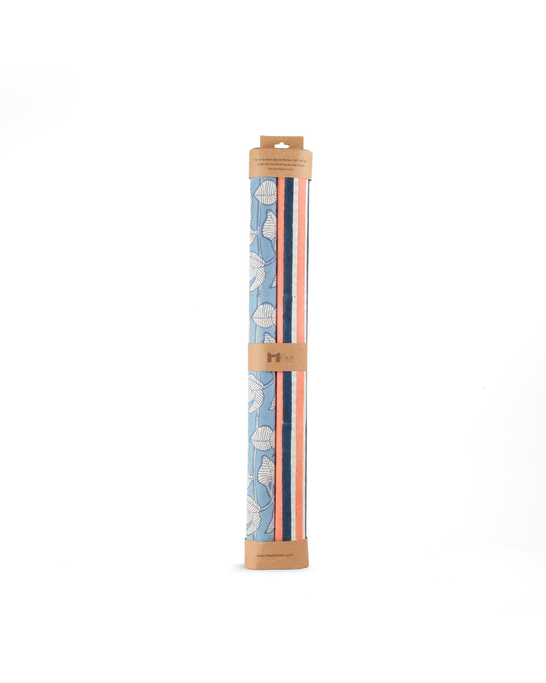 Set of 4 - The Unboxed Blue Gift Wrapping Papers