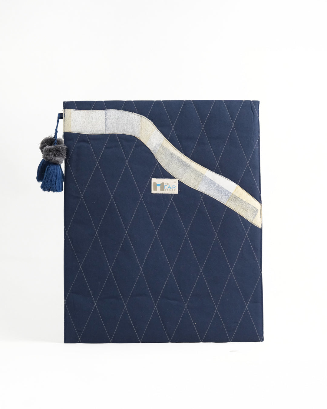 Gond Folk Snake - Blue Laptop Sleeve