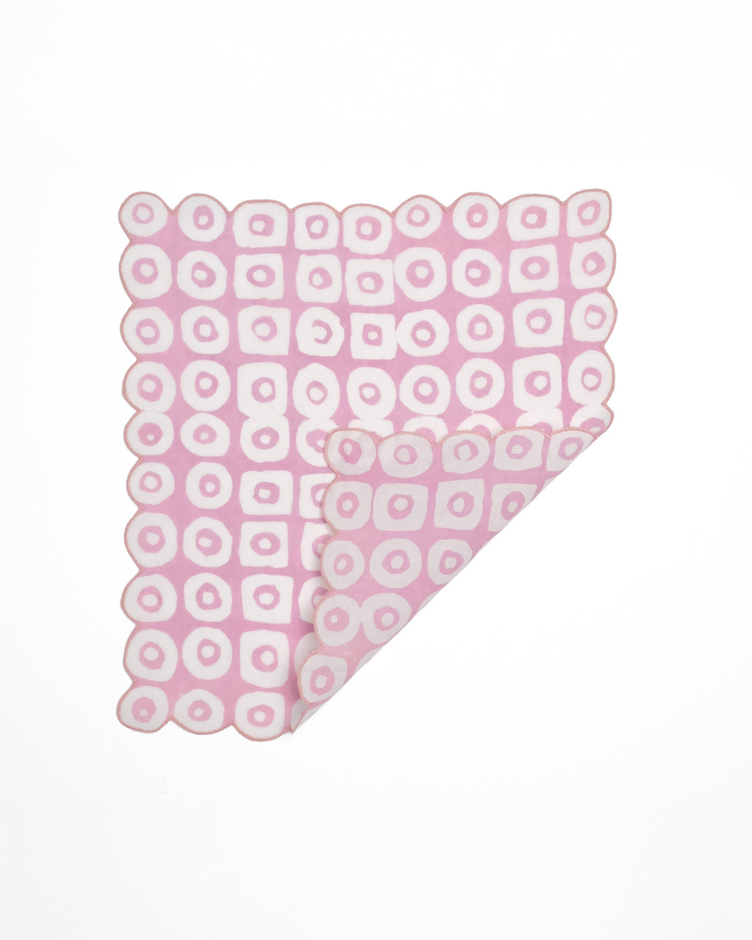 Set of 6 - Polo Baby Pink Cocktail Napkins