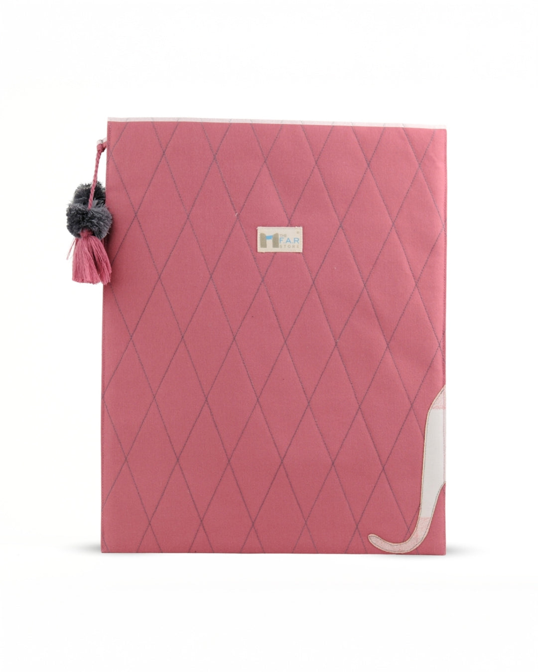 Gond Folk Kangaroo - Pink Laptop Sleeve