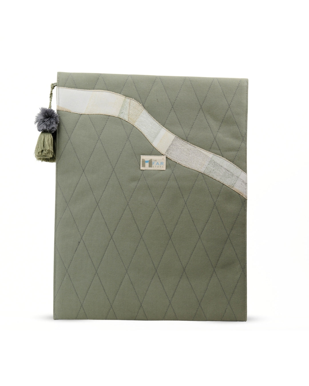 Gond Folk Snake - Green Laptop Sleeve