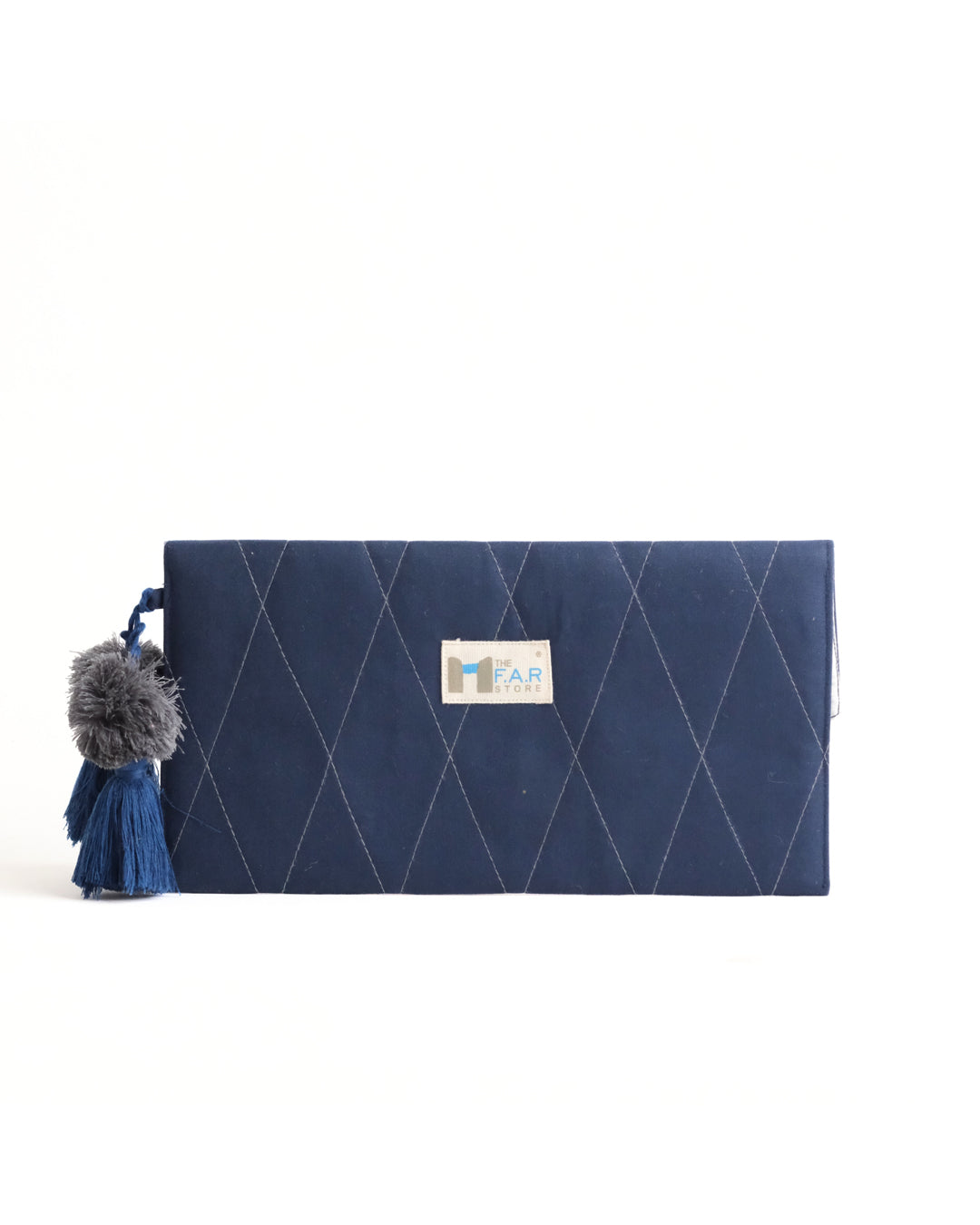 Gond Folk Monkey - Blue Pencil Pouch