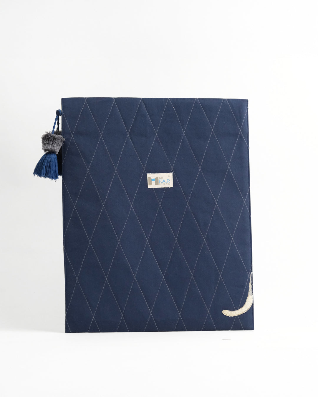 Gond Folk Kangaroo - Blue Laptop Sleeve