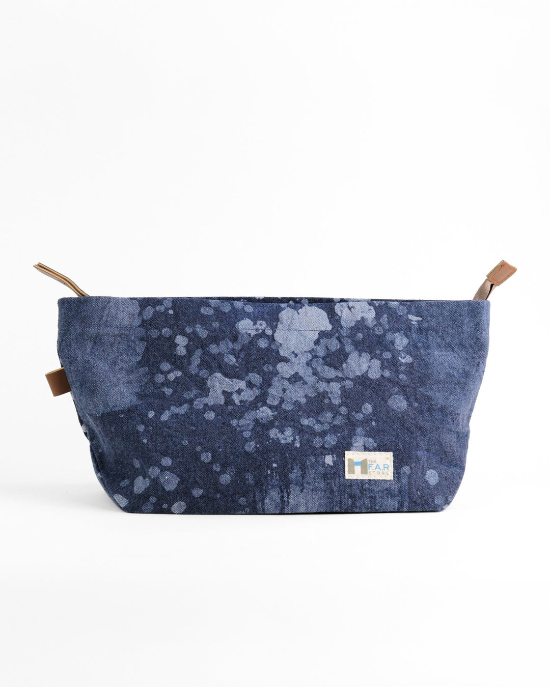 Denim Stipples - Travel Pouch (L)