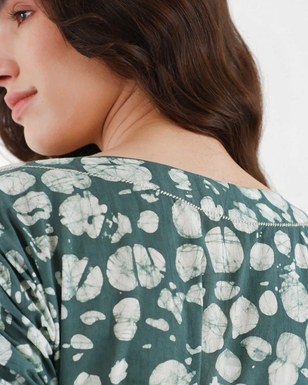 Forest Bloom Batik Dress
