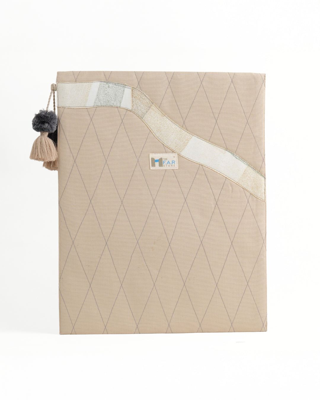 Gond Folk Snake - Beige Laptop Sleeve