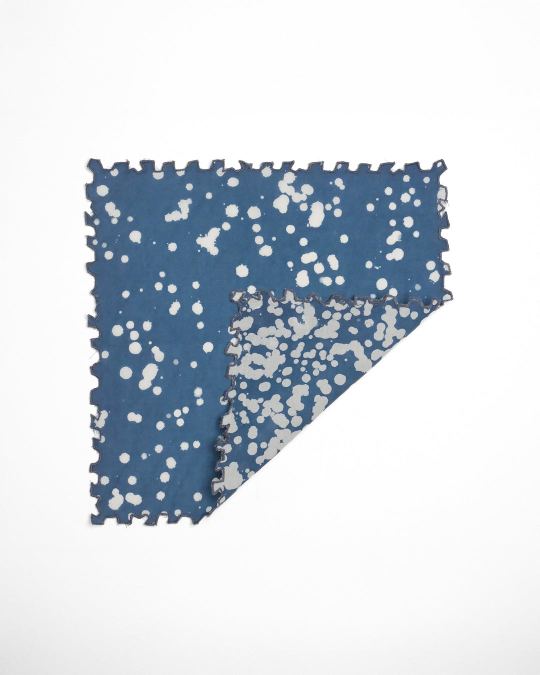 Set of 6 - Stipples Blue Cocktail Napkins