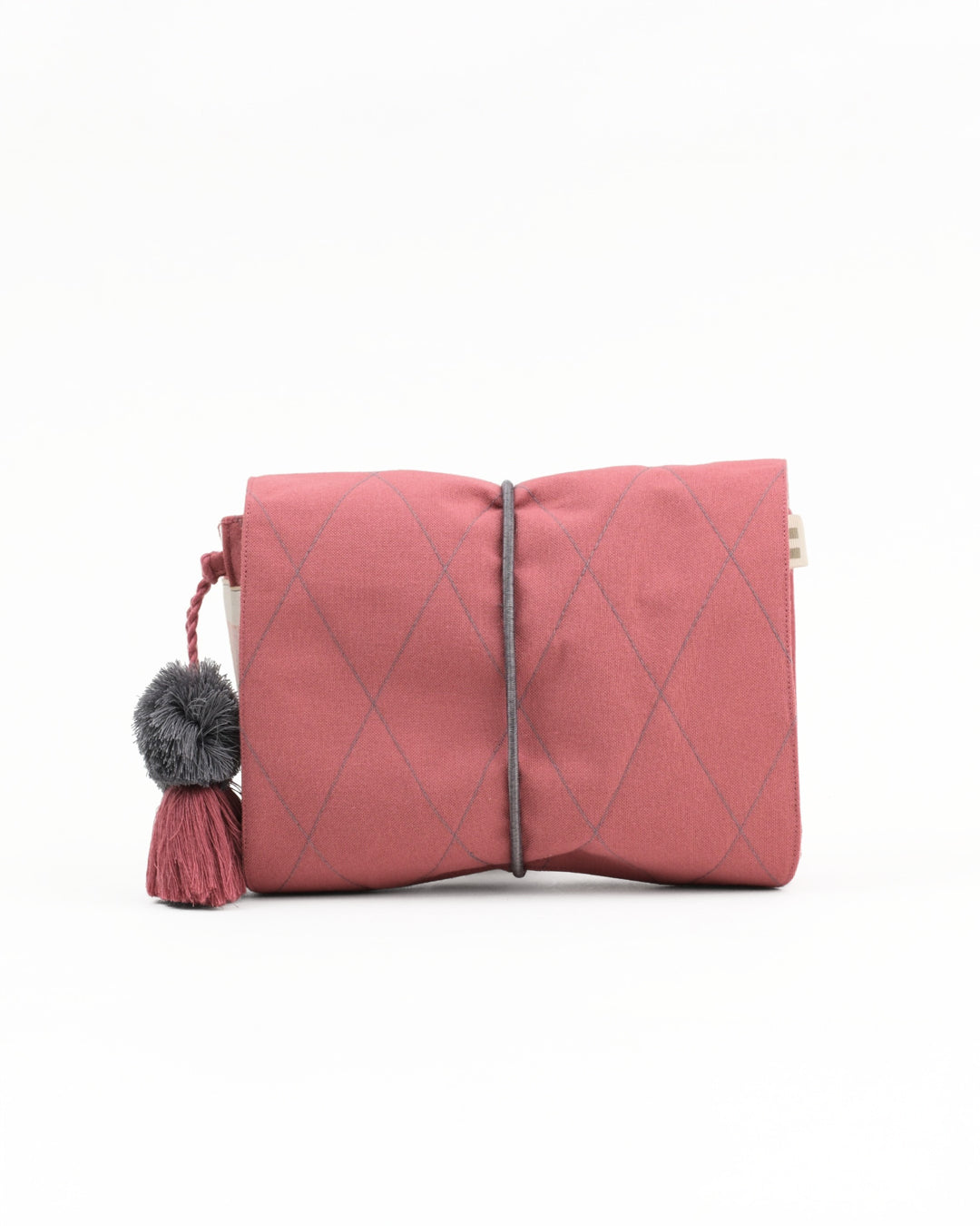 Gond Folk Bear - Pink Cable Pouch