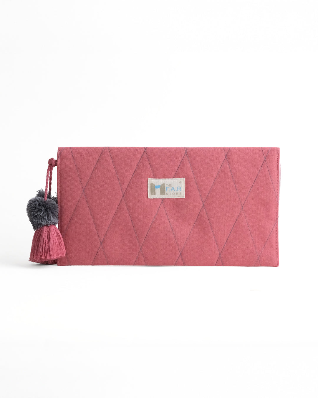 Gond Folk Monkey - Pink Pencil Pouch