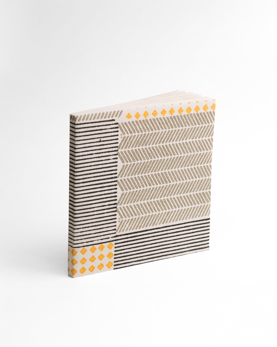 Yellow Diamond Patch - Square Diary