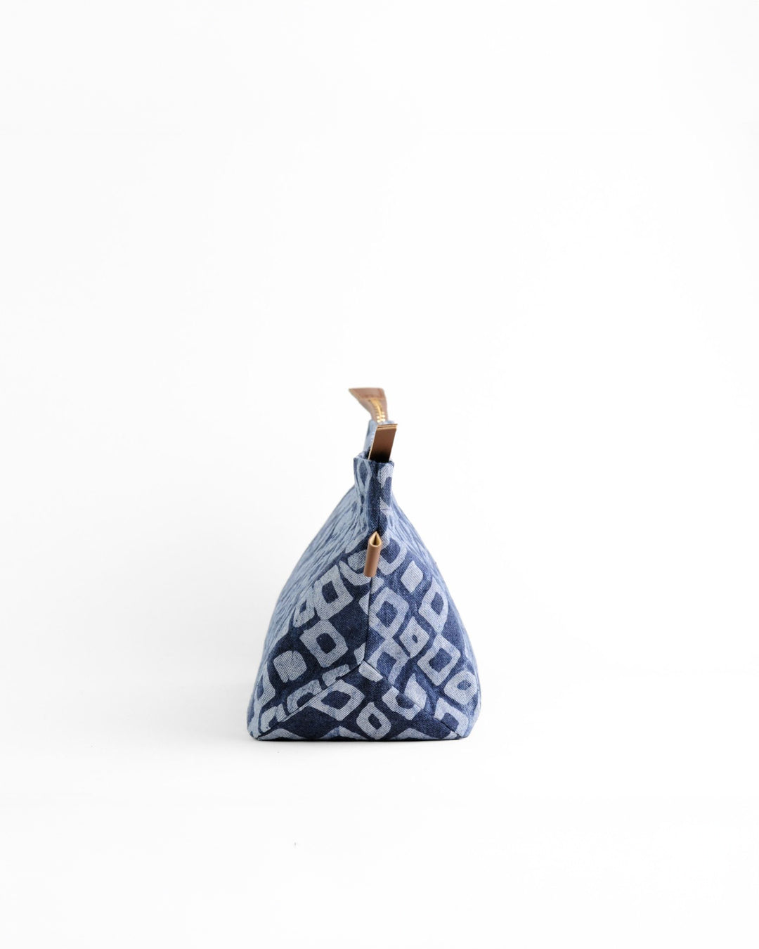 Denim Geometric - Travel Pouch (L)