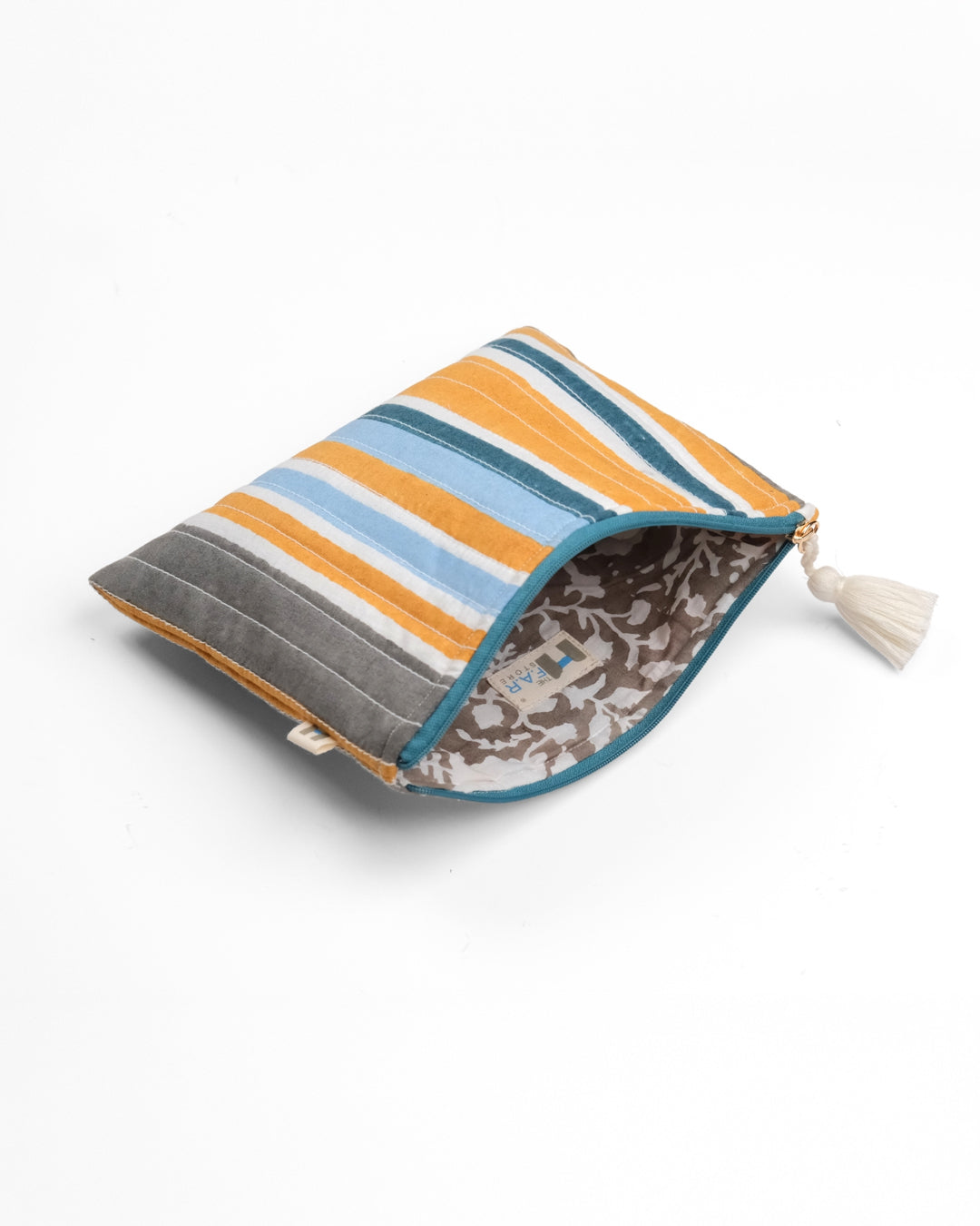 Barcode Yellow & Blue - Cable Pouch