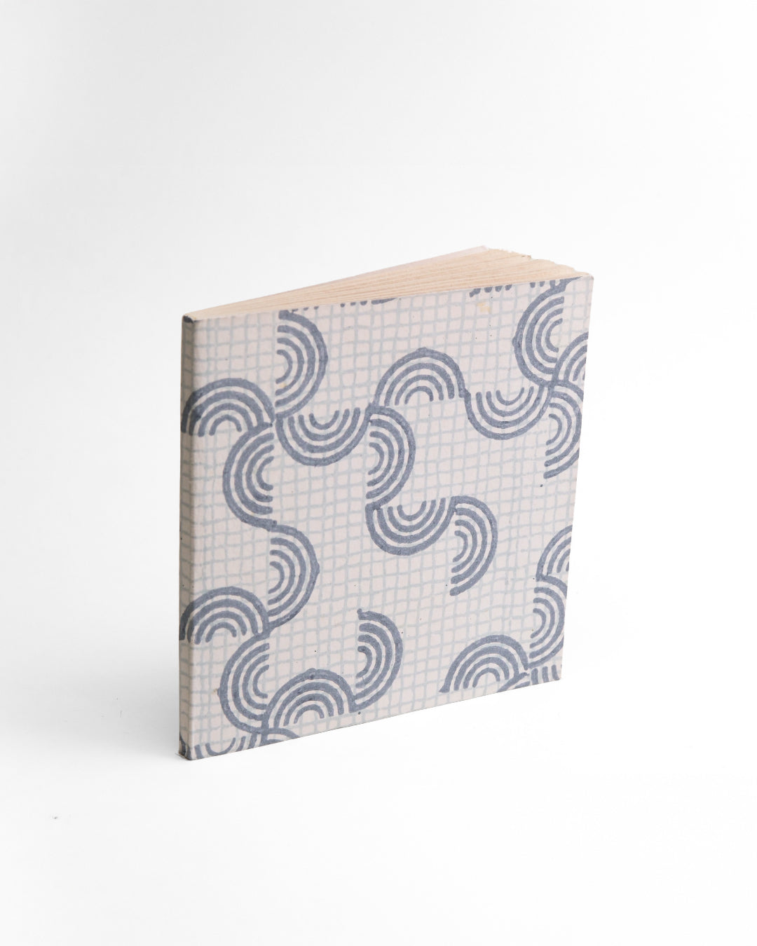 Midnight Blue Arcs - Square Diary