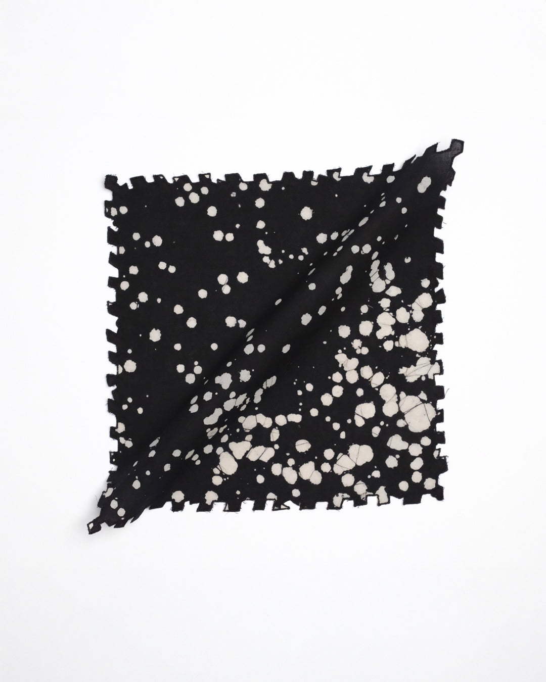Set of 6 - Stipples Black Cocktail Napkins