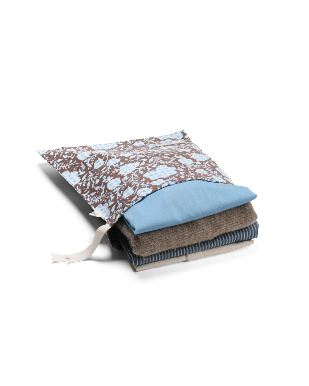 Set of 5 - Botanical Bliss Brown Travel Organiser