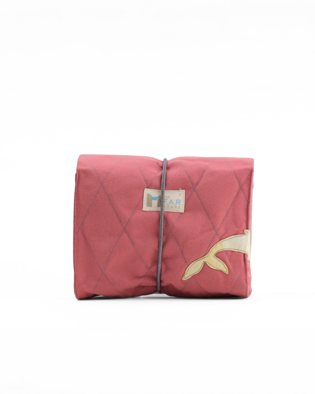Gond Folk Whale - Pink Cable Pouch