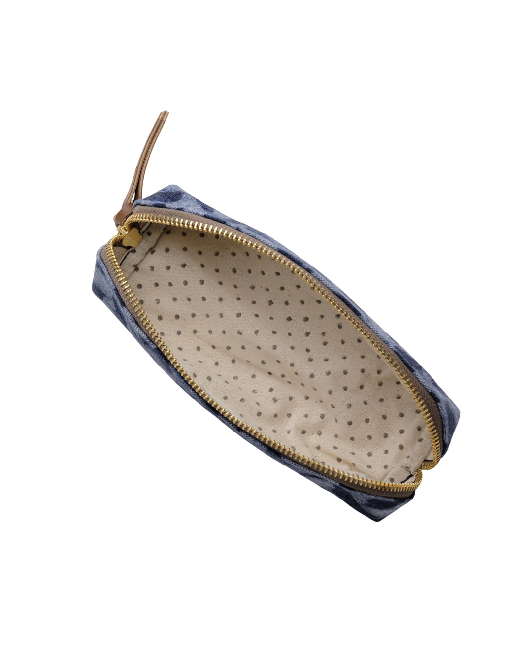 Denim Brick's - D Shape Pencil Pouch