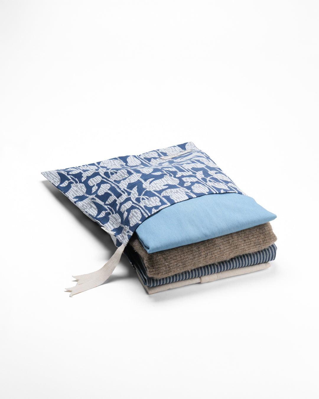 Set of 5 - Nature's Canvas Blue Travel Organiser