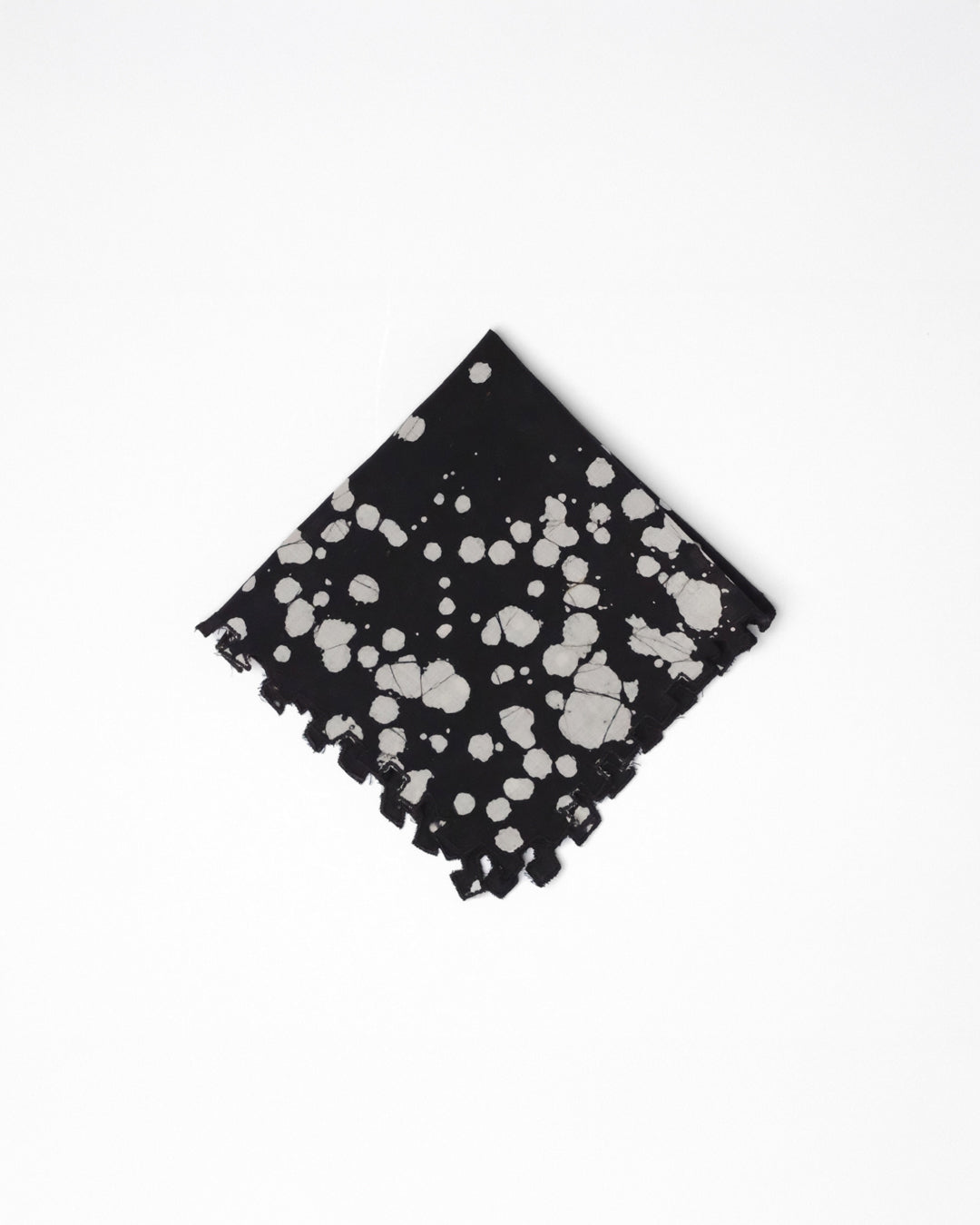 Set of 6 - Stipples Black Cocktail Napkins