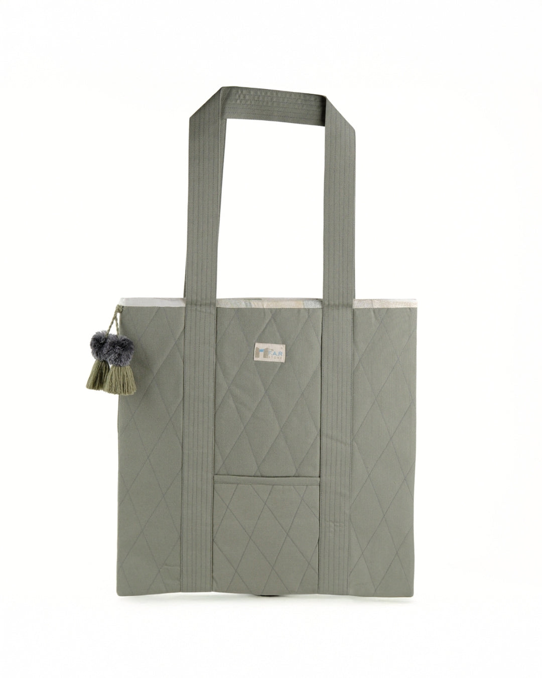 Gond Folk Giraffe - Green Laptop Tote