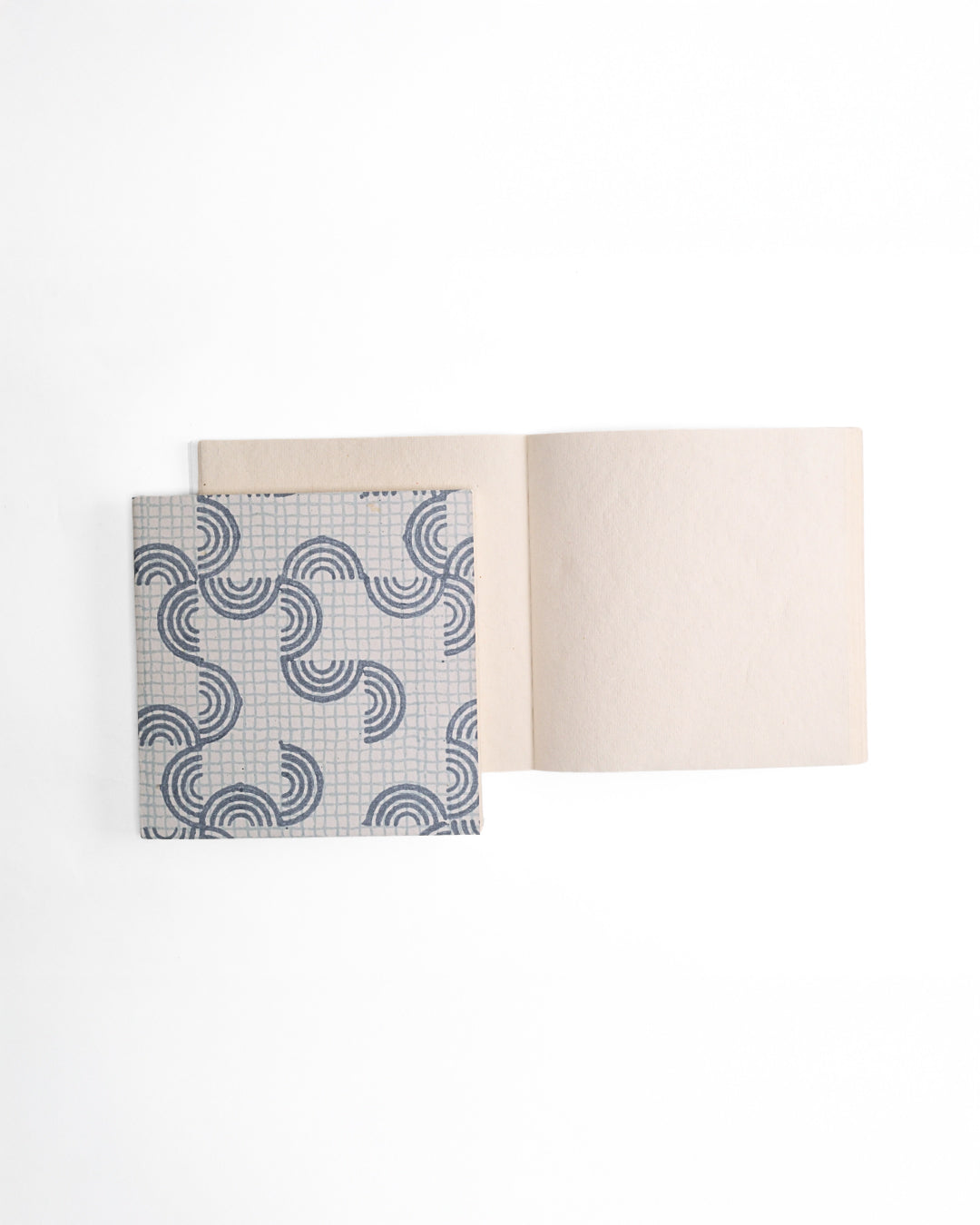Midnight Blue Arcs - Square Diary