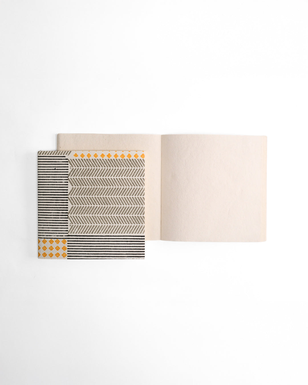 Yellow Diamond Patch - Square Diary