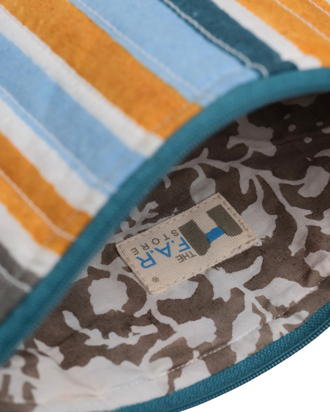 Barcode Yellow & Blue - Cable Pouch