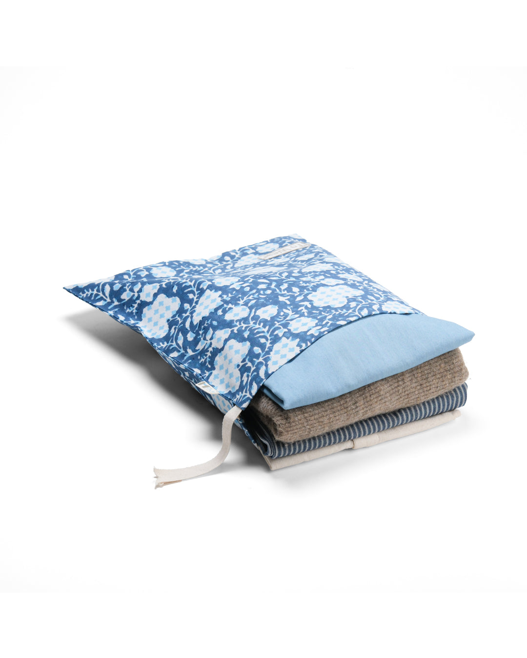 Set of 5 - Botanical Bliss Blue Travel Organiser