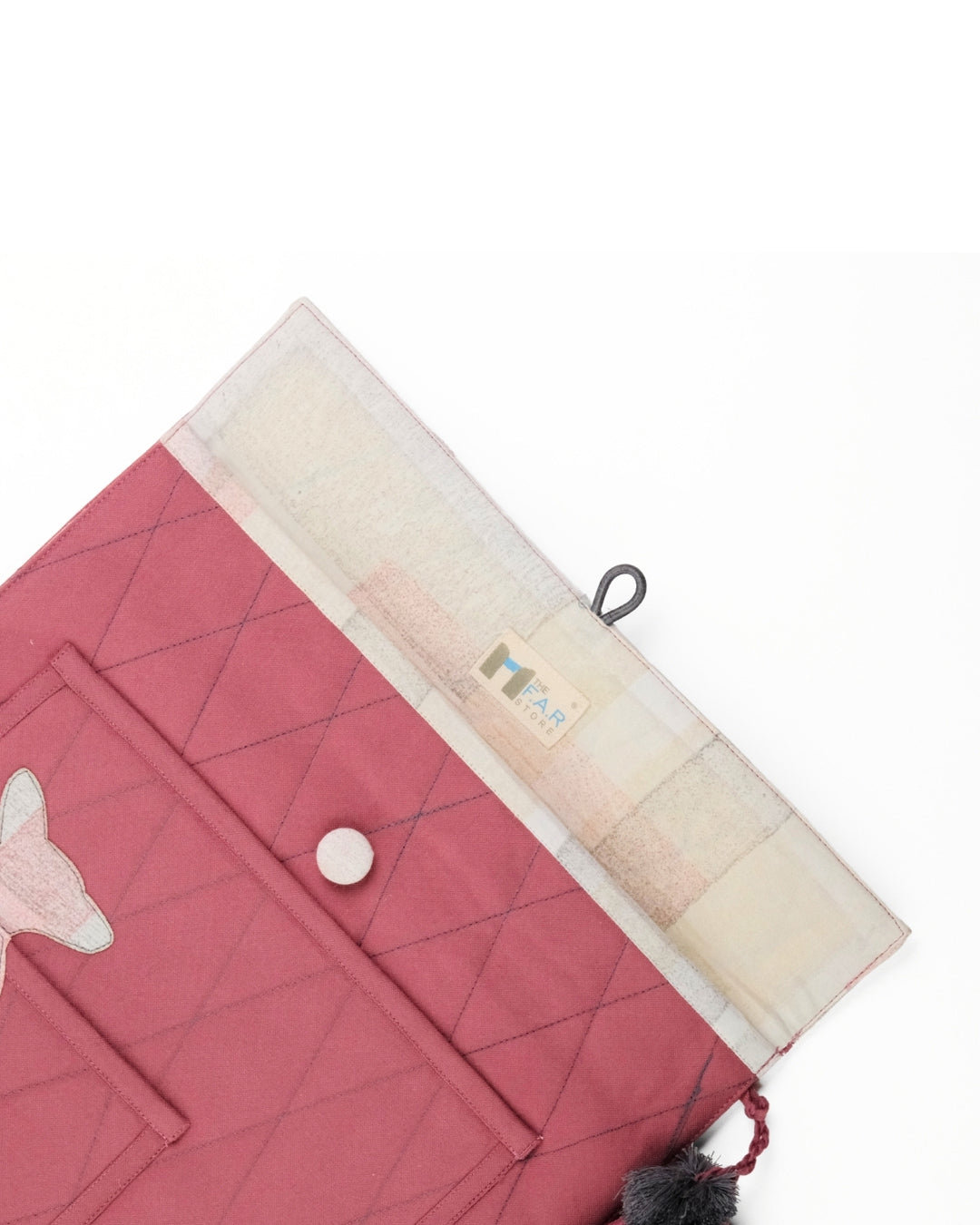 Gond Folk Kangaroo - Pink Laptop Sleeve
