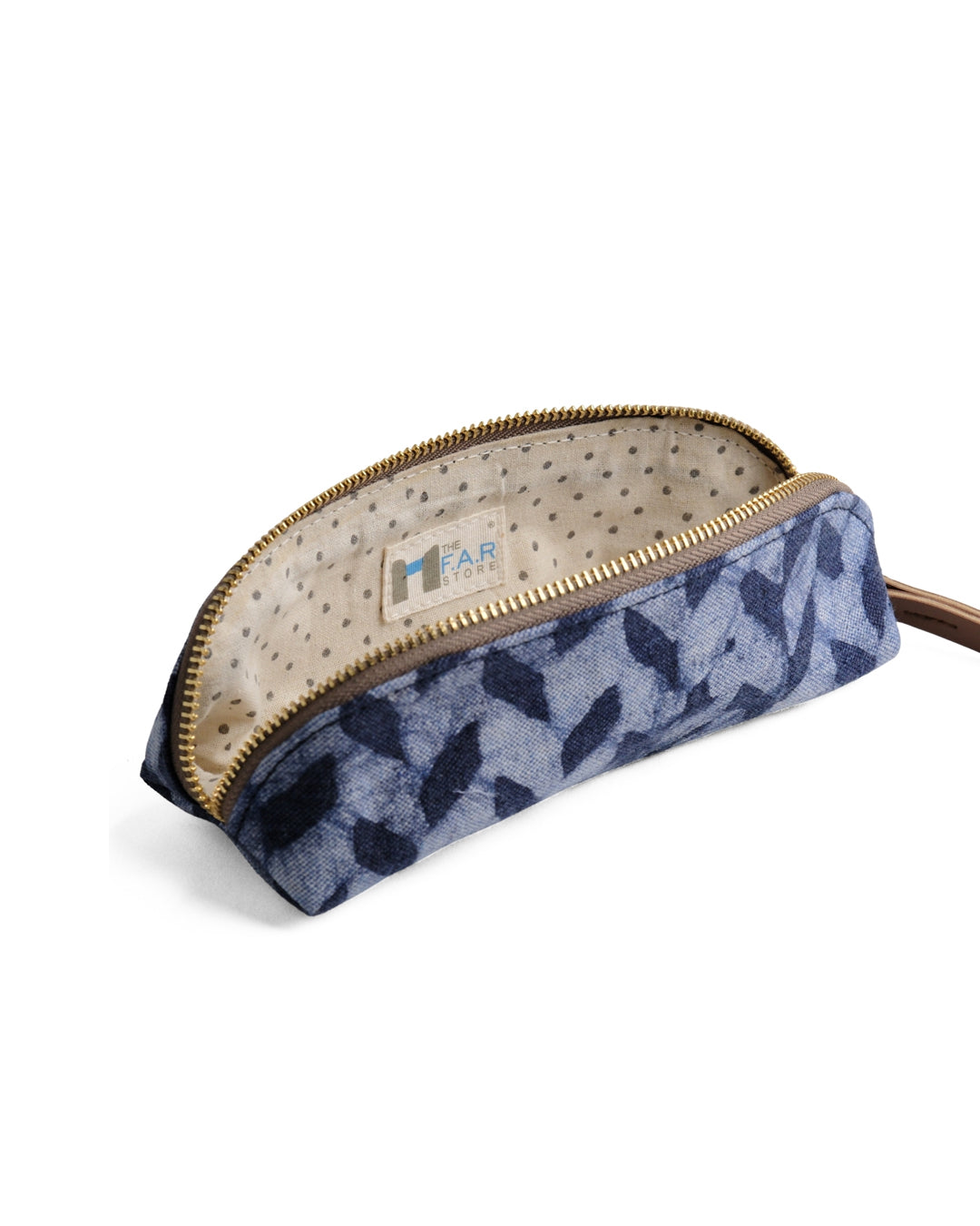 Denim Brick's - D Shape Pencil Pouch