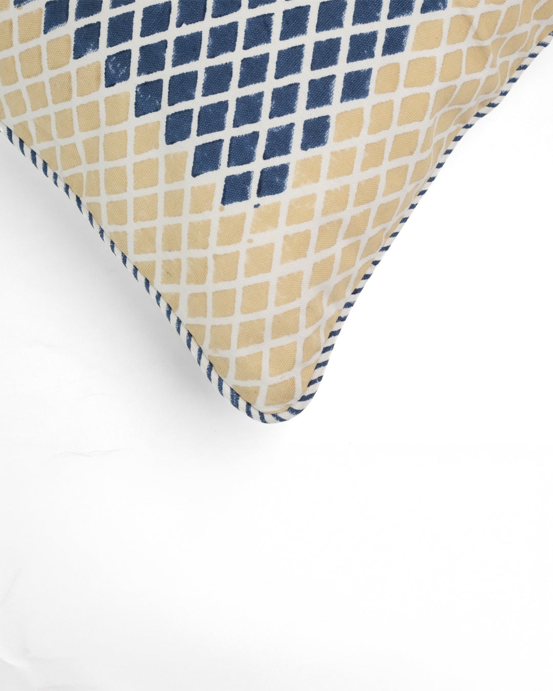 Nature's Canvas Beige Diamond Cushion Cover