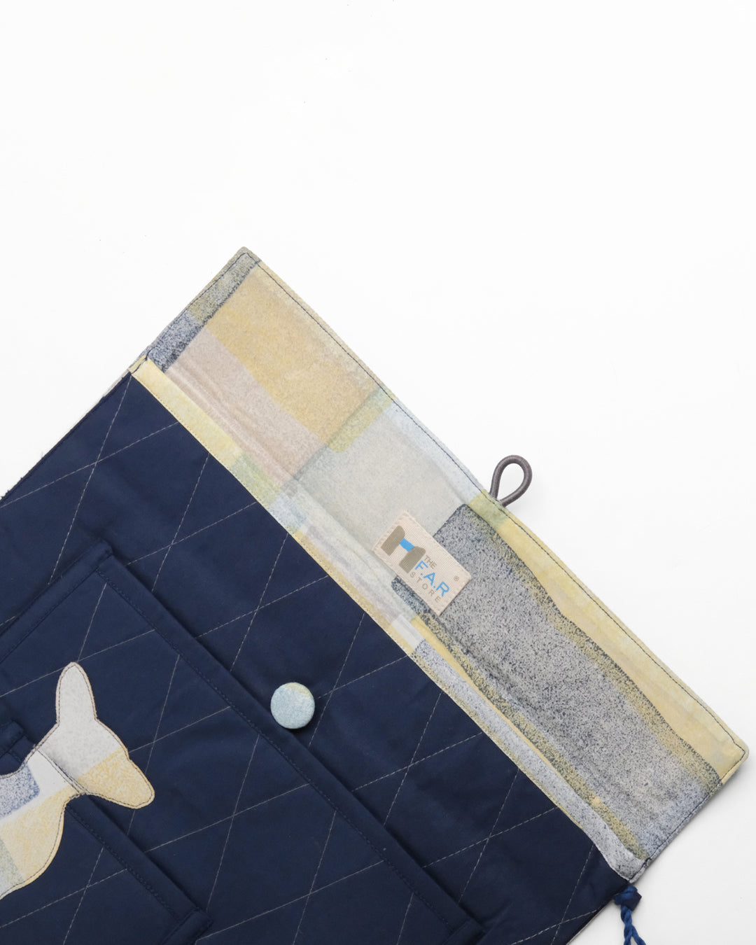 Gond Folk Kangaroo - Blue Laptop Sleeve