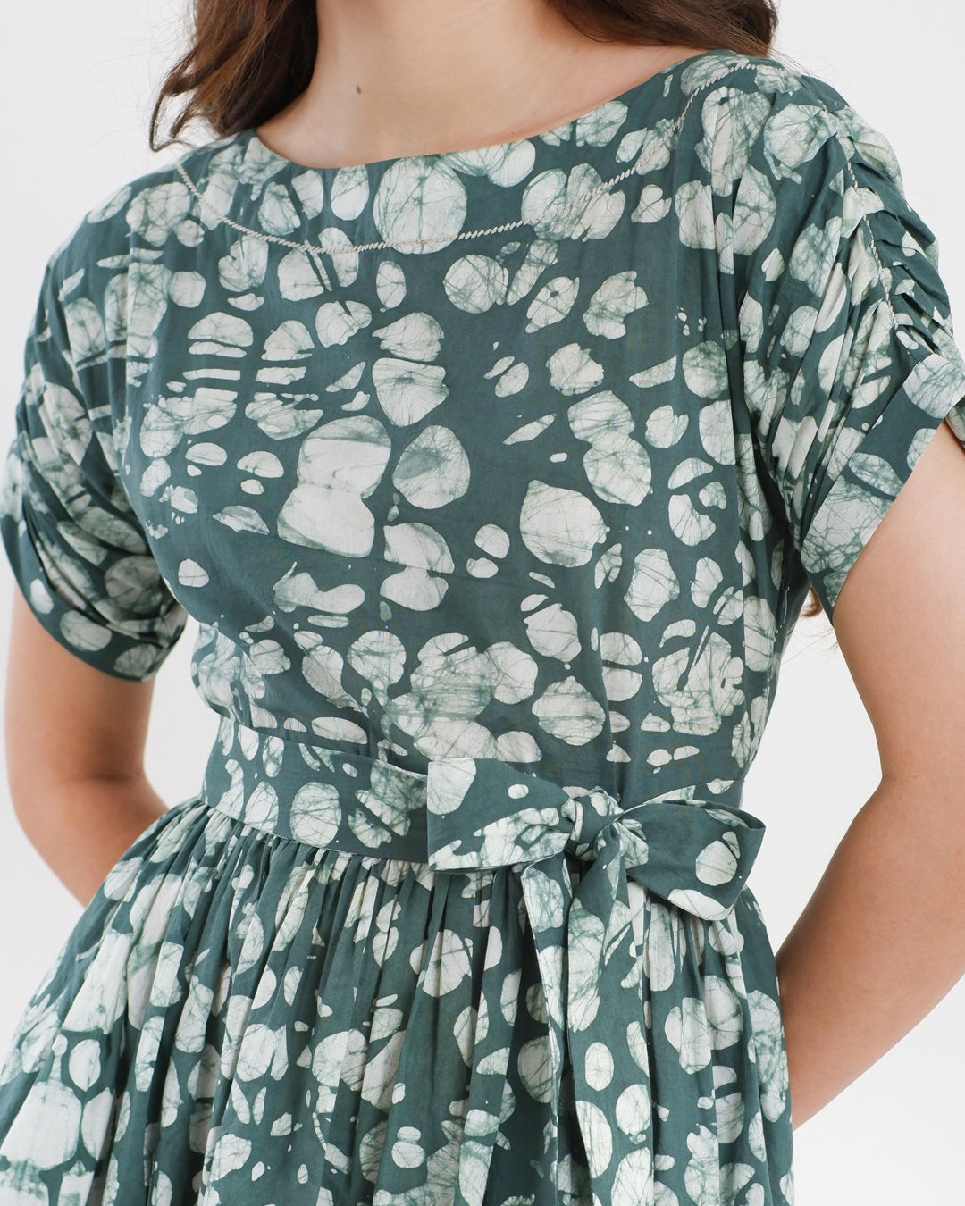 Forest Bloom Batik Dress