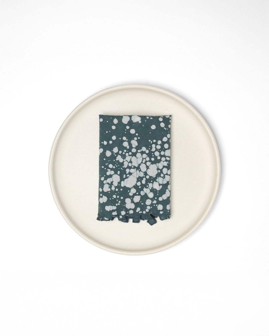 Set of 6 - Stipples Green Cocktail Napkins