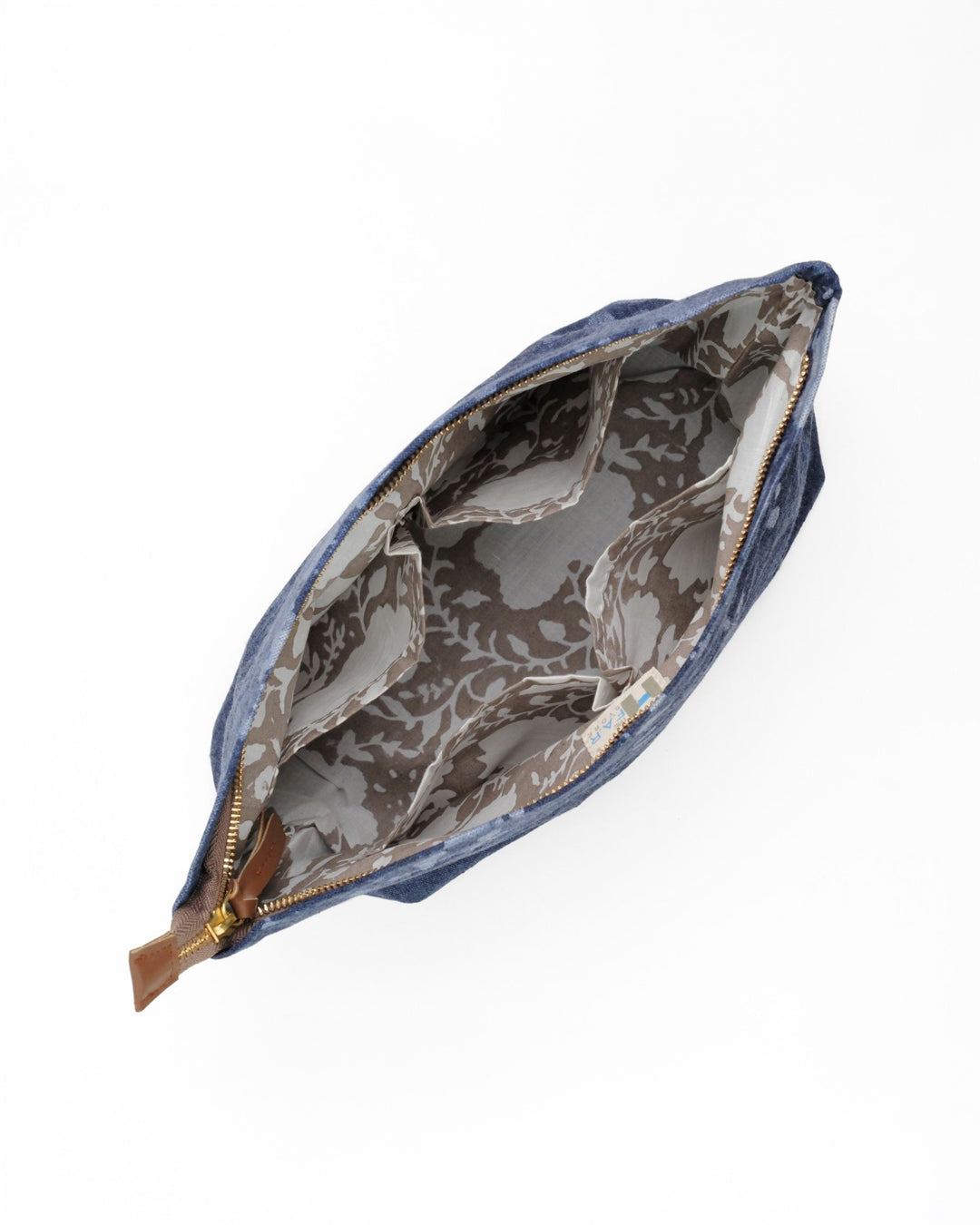 Denim Stipples - Travel Pouch (L)