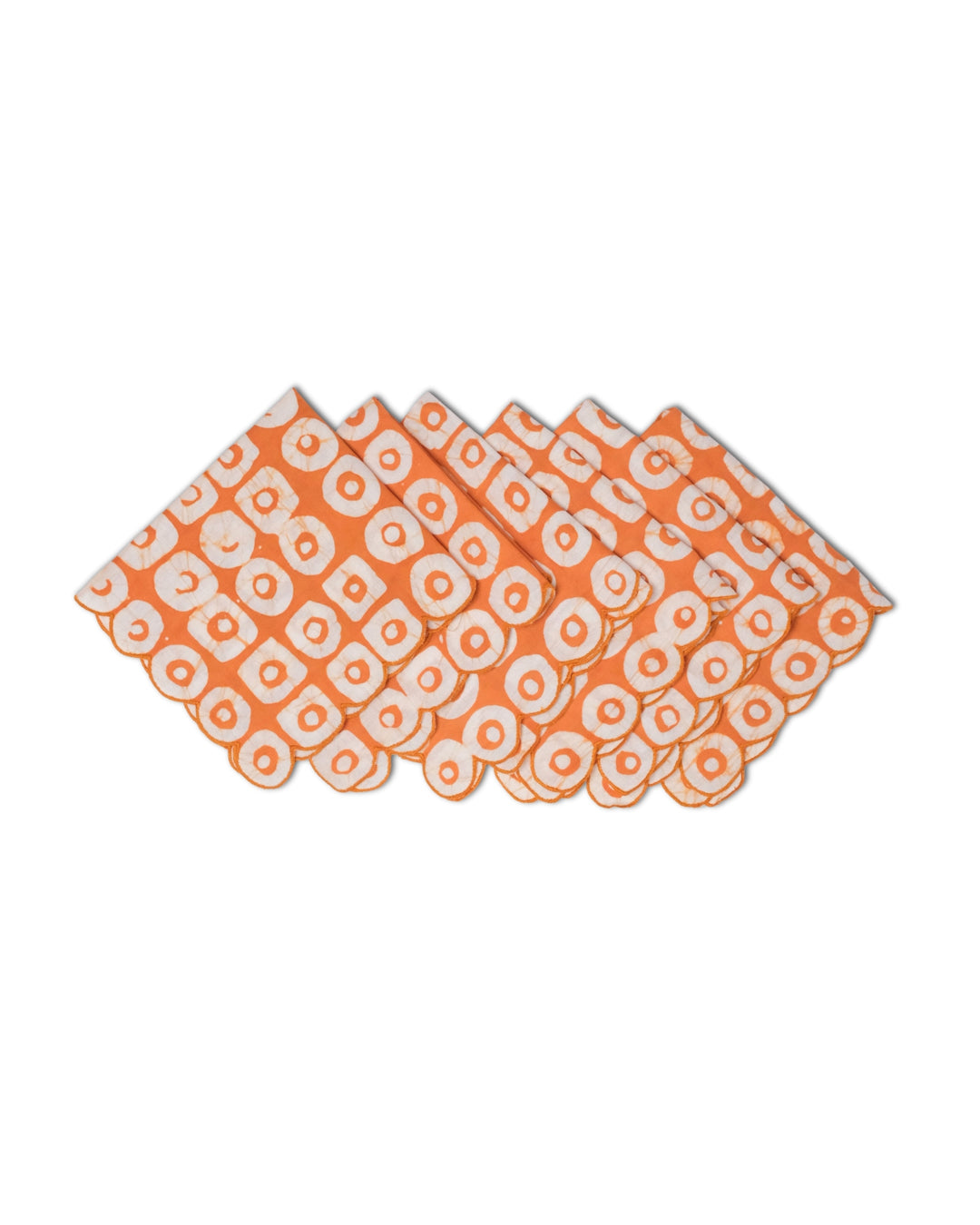 Set of 6 - Polo Rust Cocktail Napkins