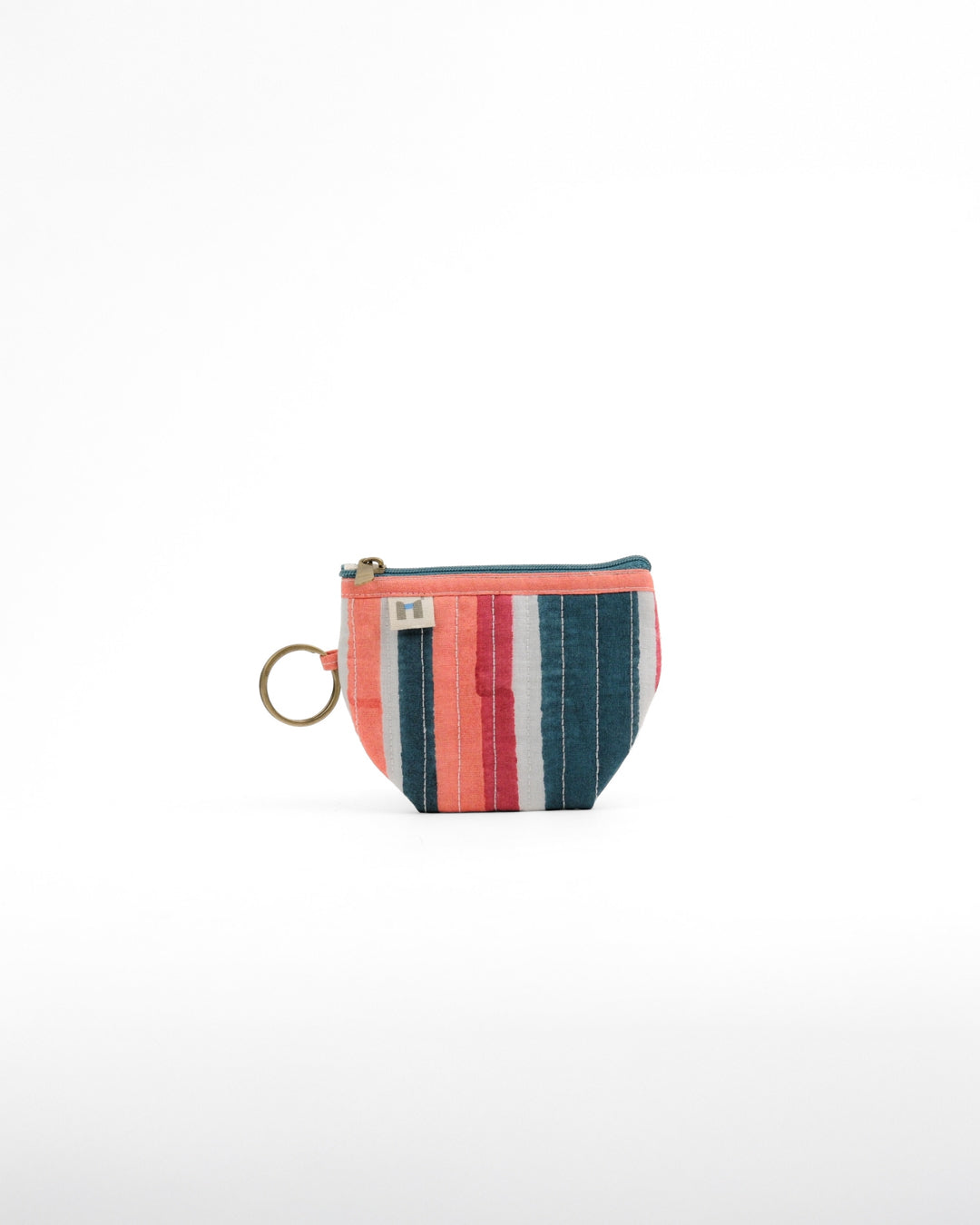 Set of 4 - Floret Red & Blue Flat Pouch