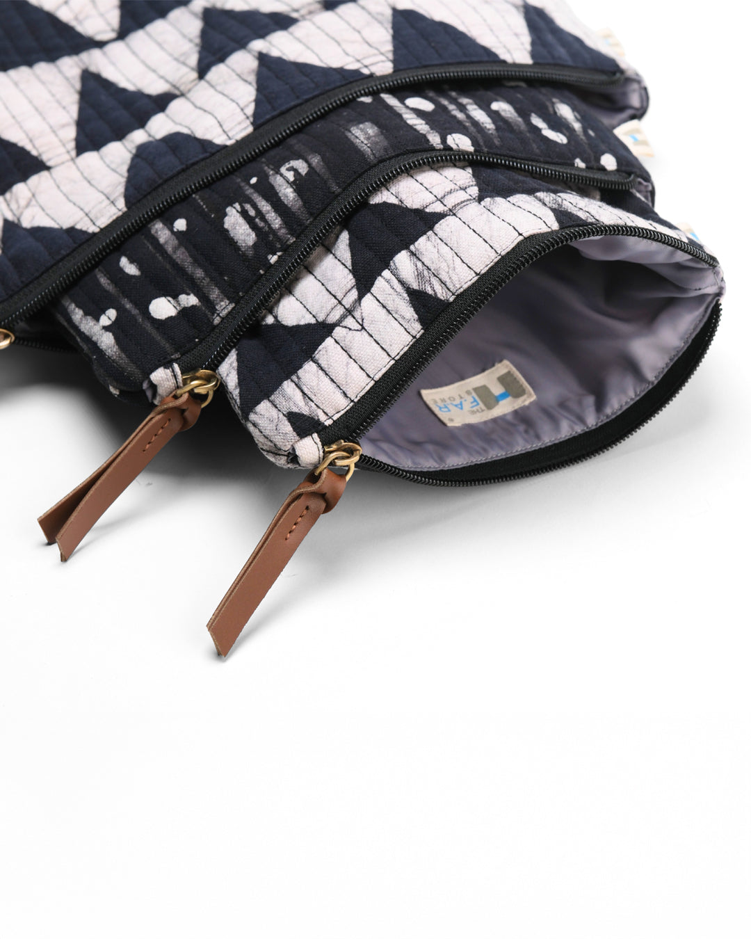 Set of 3 - Dark Fantasy Geometric Toiletry Pouches