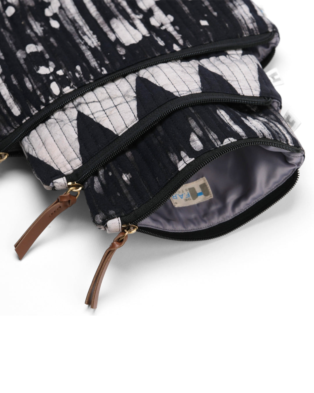 Set of 3 - Dark Fantasy Stripes Toiletry Pouches