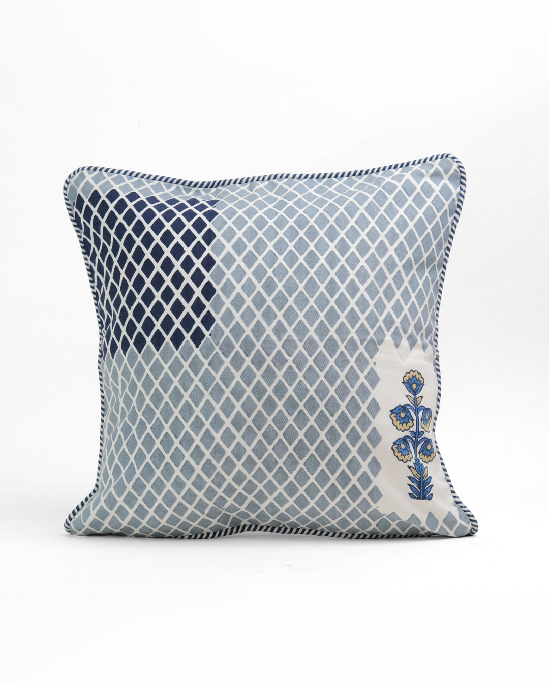 Nature's Canvas - Grey Diamond Cushion Cover