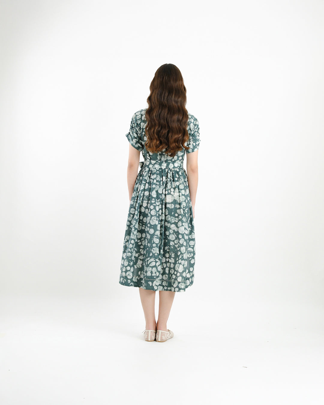 Forest Bloom Batik Dress