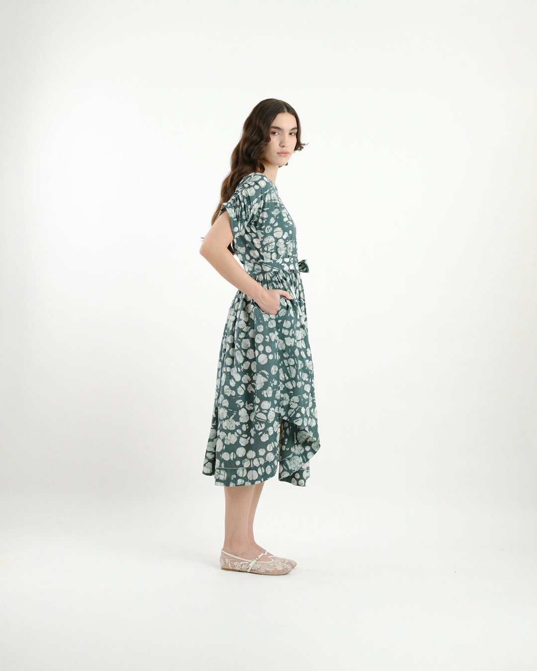 Forest Bloom Batik Dress
