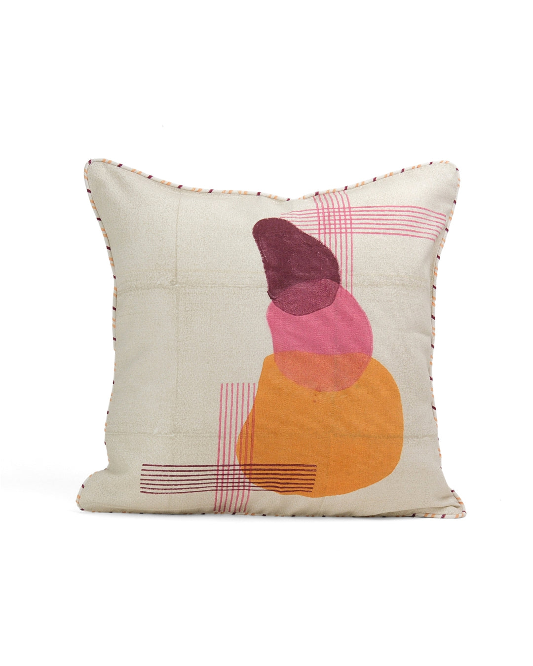 Sunset Whispers - Abstract Cushion Cover
