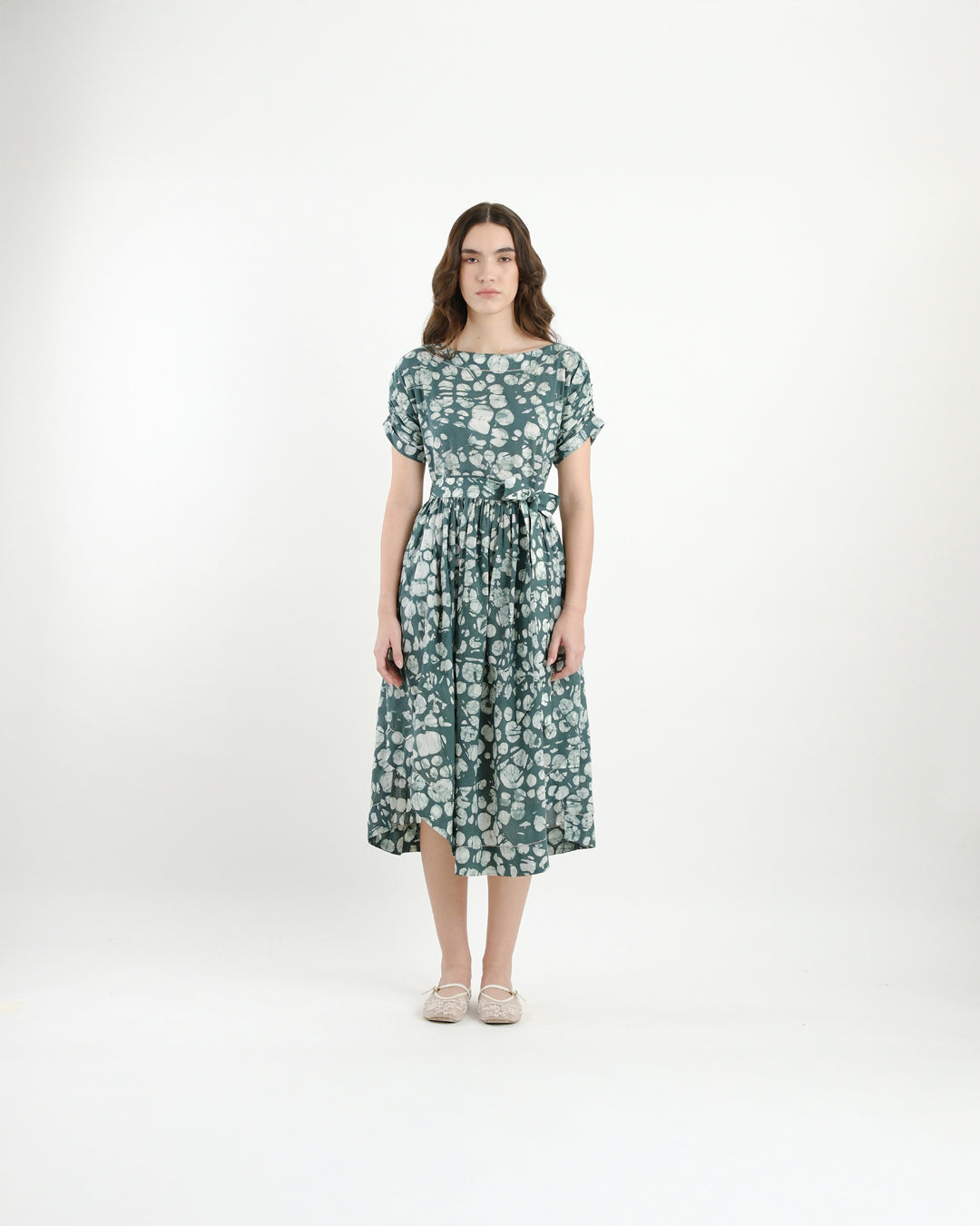 Forest Bloom Batik Dress