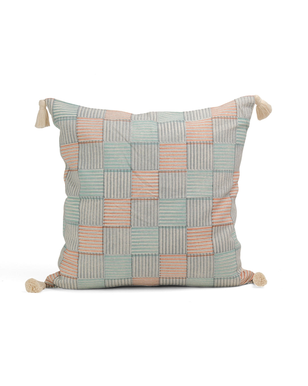 Eco Blend - Grid Cushion Cover