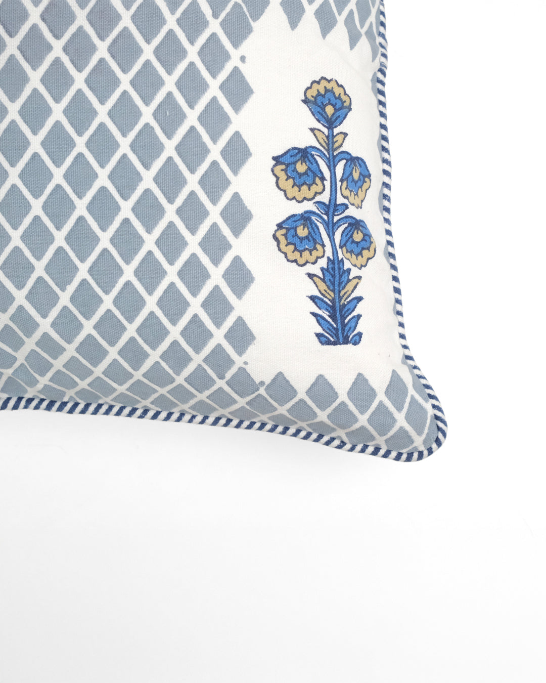 Nature's Canvas - Grey Diamond Cushion Cover